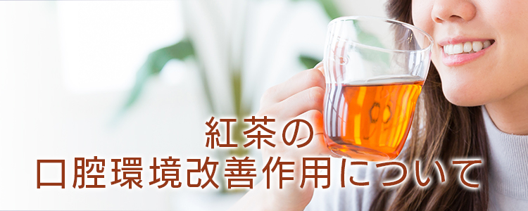 紅茶の口腔環境改善作用について